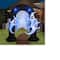 9ft. Airblown® Halloween Inflatable Ghost Archway with Flickering Black Lights & Metallic Streamers